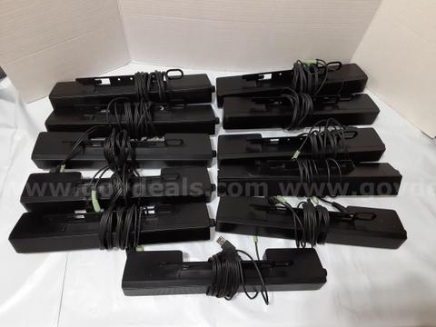 Lot of 10 - HP 531565-101 LCD-Mount Monitor Soundbar Speaker USB Wired