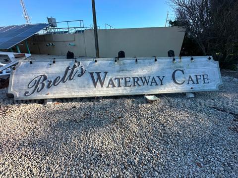 Brett's Waterway Sign