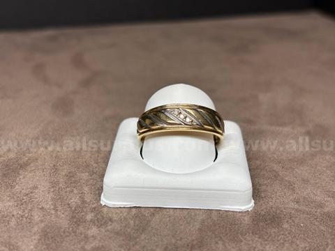 Mens Diamond Ring (Marked: 10k)