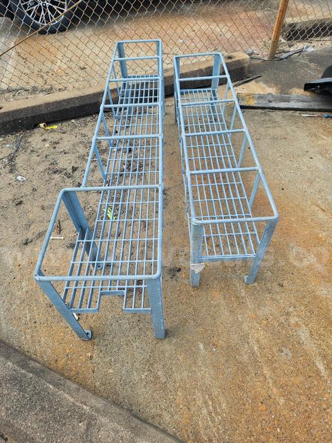 Truck-Mounted Steel Storage Racks / Cargo Organizer Racks  Lot of 2