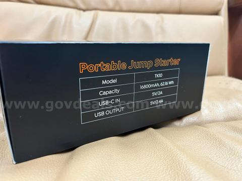 Free Shipping - Brand New Portable Car Battery Jump Starter 3500A 16800mAh Jump Box