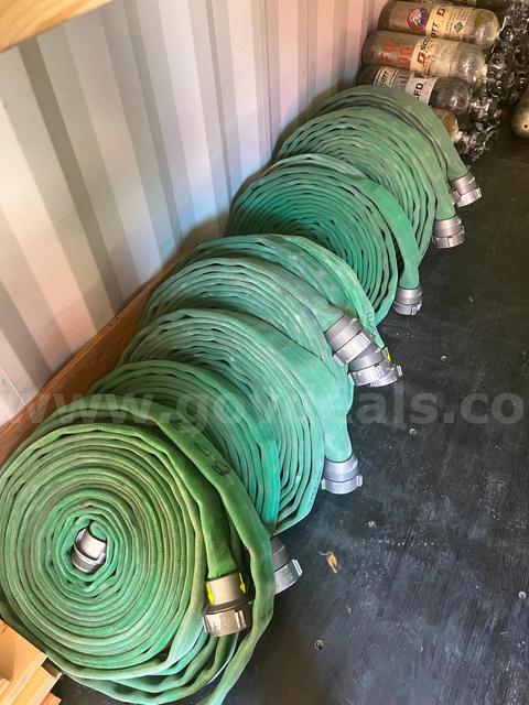 Lot of Twelve (12) 50 ft. 2 in. Fire Hoses