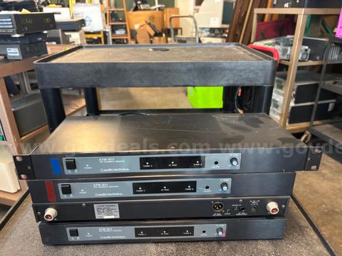 Lot of 4x Audio-Technica ATW-R11 VHF Diversity