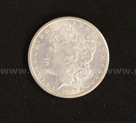 1887S U.S. Silver Morgan Dollar Coin