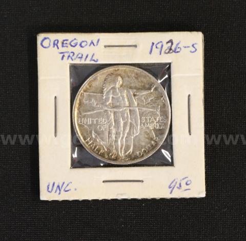 1926S Oregon Trail Silver Half Dollar Coin