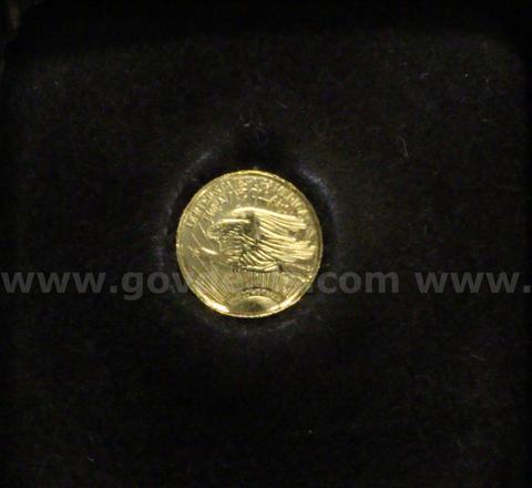 3 Gold Miniature St Gaudens Medallions, .60 Grams