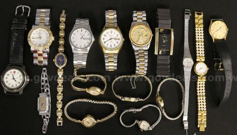 17 Assorted Brand Men's and Women's Wrist Watches