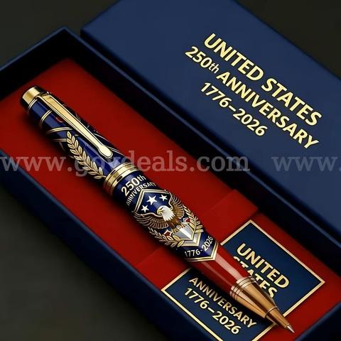 United States 250th Anniversary 1776-2026 Commemorative Pen ......7 DAY DELIVERY....