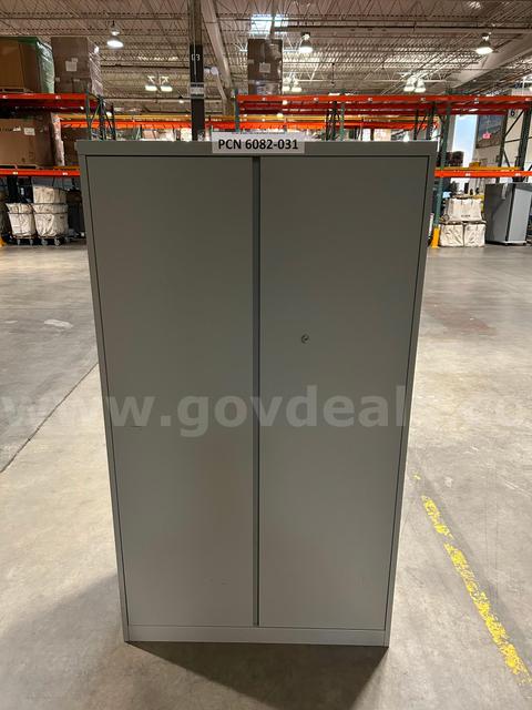 Cabinet, Storage, 2-Door, 4-Shelves, Metal