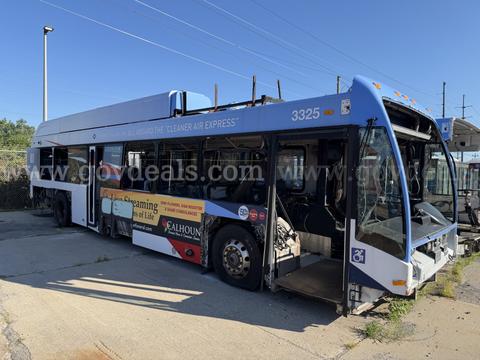 (RTA # 3325) 1 Obsolete (Non-Operational) Gillig Transit Coach "SOLD AS SCRAP ON