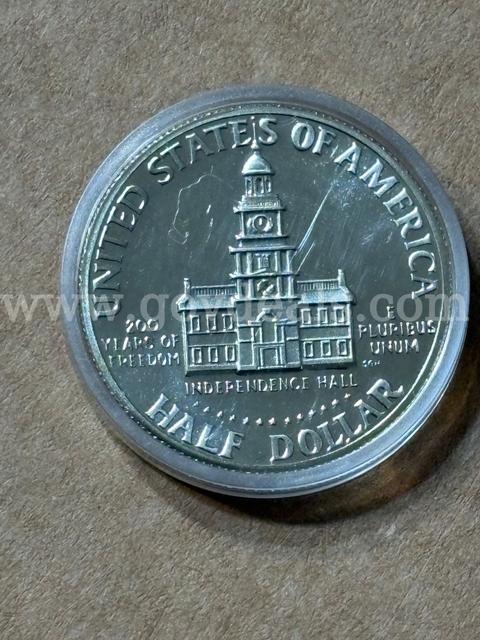Kennedy bicentennial silver half dollar