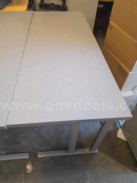 ONE GREY DESK
