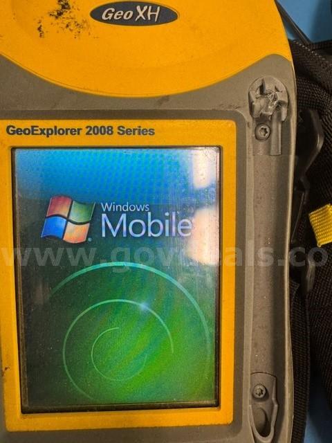 Trimble GeoXH 2008 GeoExplorer Data Collector with charger stand