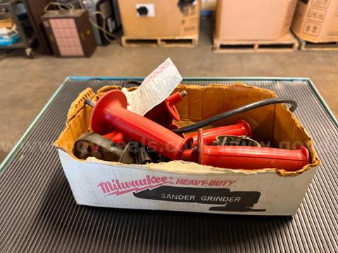 Lot of Tool Accessories & Attachments (Handles, Wrenches, Guards)