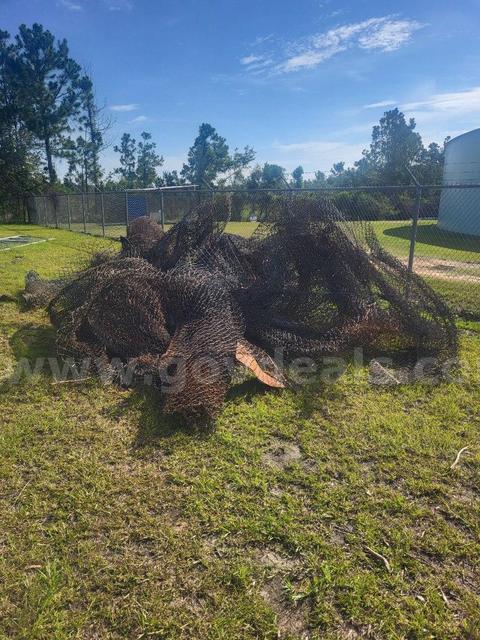 Bundles of Chain link fencing