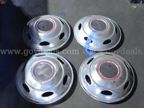 Vintage Ford hubcaps