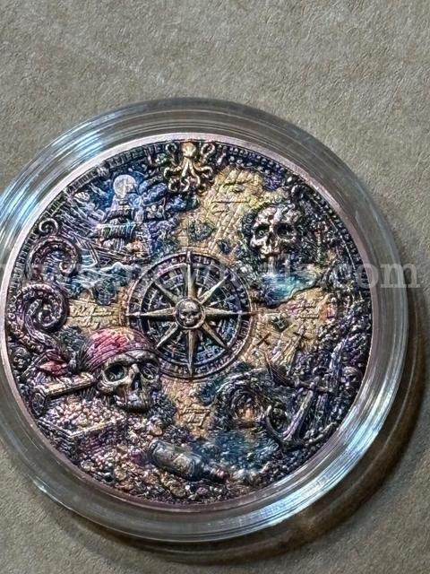 1oz. .999 copper pirate theme