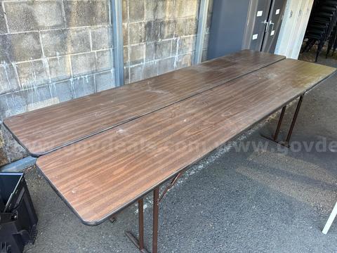Lot of 2 Long Tables