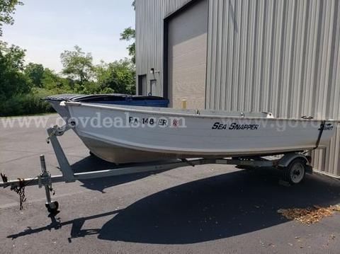 1993 Sylvan 14' Jon Boat with 2005 Trailer