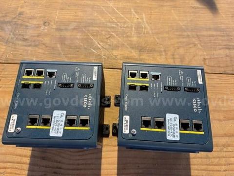 2 - Genuine Cisco IE-3000-4TC 4-Port Industrial Ethernet Switch 10/100/1000 MBPS