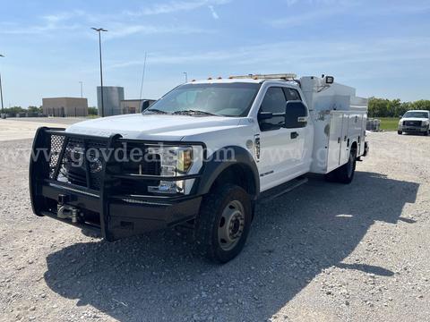 2019 Ford F-550 XL SD 4x4 Extended Cab Mechanic Truck