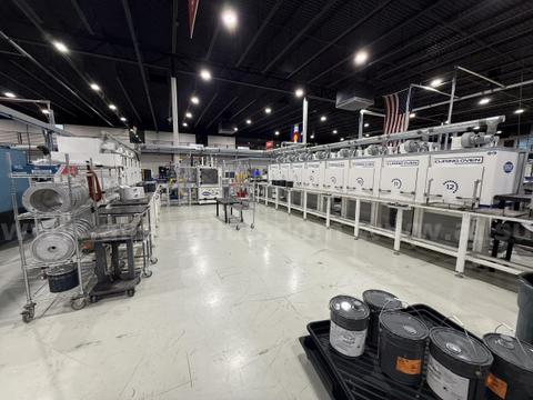 2022 Demak Semi-Automated Vacuum potting line.