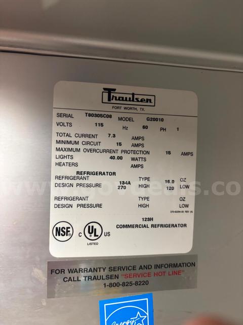 Traulsen Refrigerator