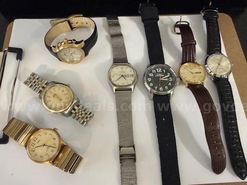 Lot of (7) Timex Watches, Working/Non-Working