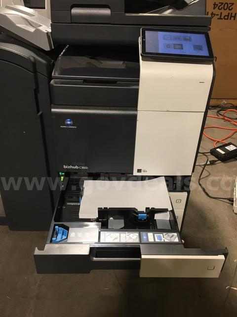 Konica Minolta BizHub C360i Color Laser MFP (METER:BLK-36892/CLR-4874)