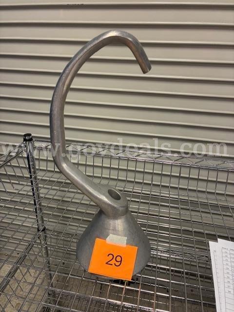 3 Hobart Mixer Dough Hooks 30 Qt