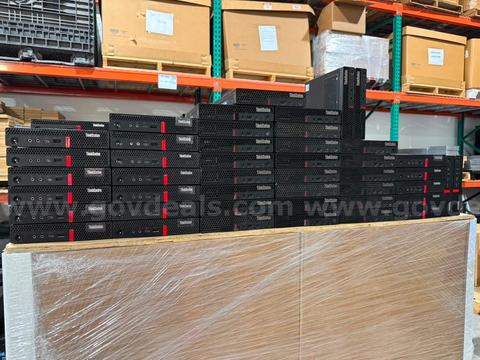 Lot of 95 Lenovo Thinkstation Tiny P340, P350, P330 (i5, i7 8th,10th, 11th Gen) Mostly With Ram 32Gb DDR4 and DDR5