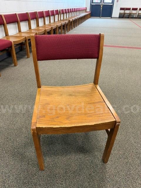20 Matching chairs used for performances.
