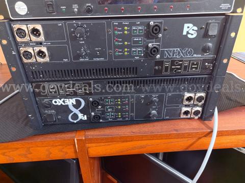 Lot of 3 Professional Audio / Intercom Components β NEXO PS10 Amplifiers, HME RP733 & Atlas Soundolier