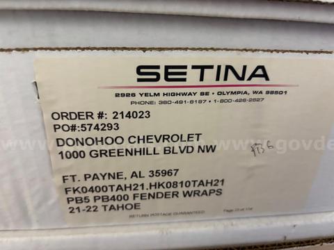 Setina Pit Bar for 2021-2023 Tahoe