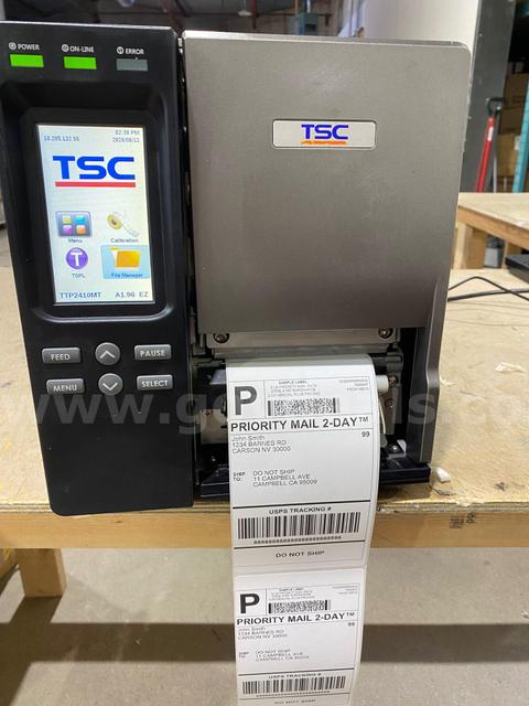 TSC TTP-2410MT Industrial Label Printer - Touchscreen - With or Without Ribbon