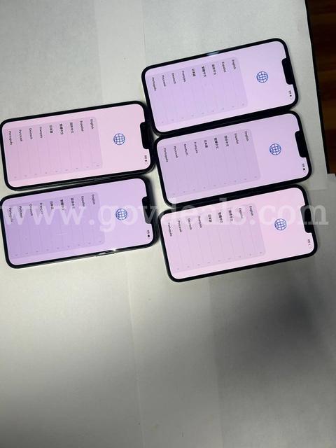 LOT of 5 Apple iPhone 14 ,128GB - in good conditions Carrier (Unlocked,) No iCloud Lock