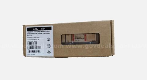 Lot of 3 - FS QSFP-SR4-40G 40G QSFP+ 850nm 150m MTP/MPO DOM Optical Transceiver Module