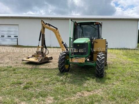 2006 John Deere 6415 Tractor with Boom Mower Attachment