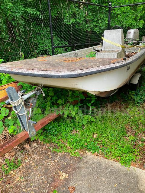 Carolina Skiff Boat and trailer with Honda Outboard
