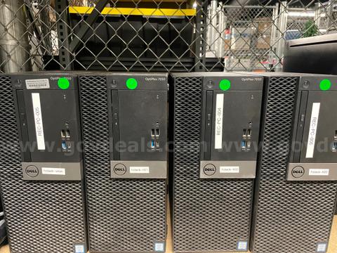 Lot of (4) Dell Tower PC's