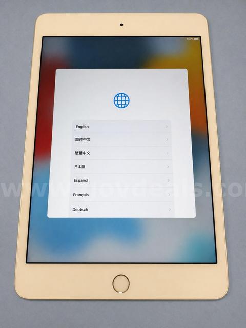 Apple iPad mini 4 16GB WiFi – Silver - Factory Reset - No Charger