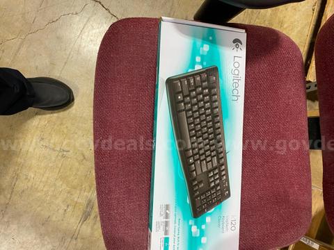 new in box external usb floppy dis drive, Logitech keyboards, mouse