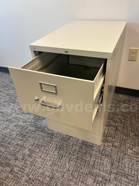 Short White File Cabinet