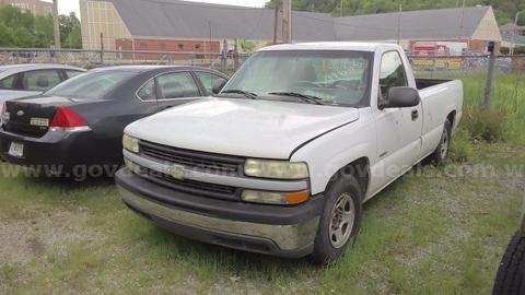 2002 CHEVY SILVERADO 1500 2WD LWB/DS18469/98621/FLEET/KA1666/SALVAGE TITLE/OFF-SITE