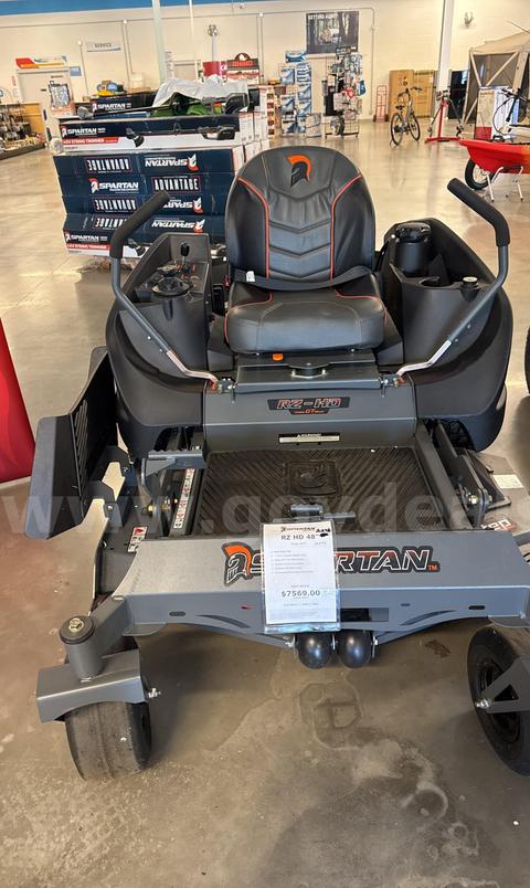New Spartan RZHD 48" Commercial Blackout Zero Turn Summer Clearance MSRP $8479