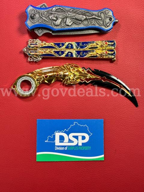 3 Ninja Knives/PRE-OWNED/DS18482/98661/TSA