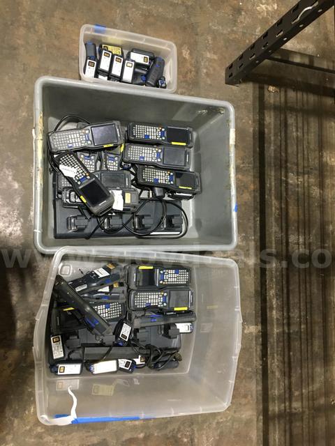 LOT OF 20 HONEYWELL CK75 BARCODE SCANNERS WITH BATTERIES