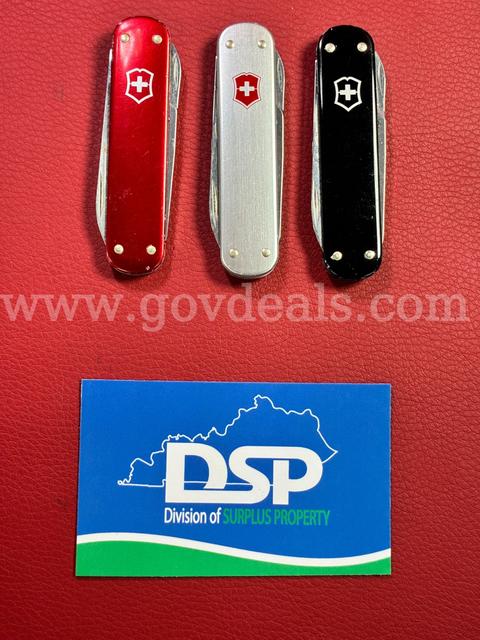 3 Victorinox Alox Money Clip Swiss Army Knives/PRE-OWNED/DS18499/98725/TSA