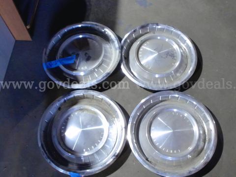 Vintage Lincoln Continental hubcaps