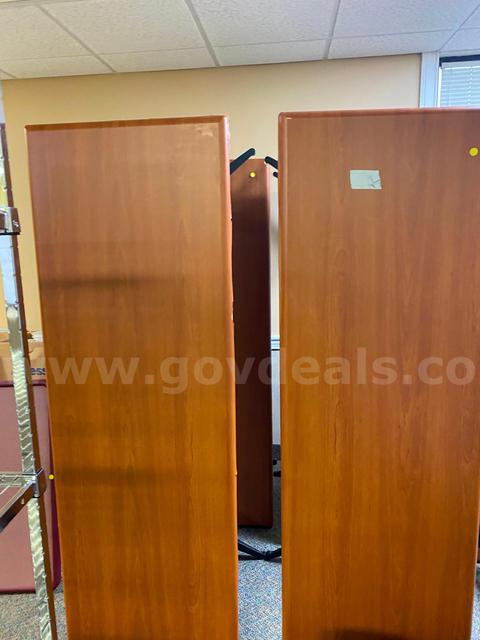 Faux Wood Top Tables (Lot of 4)